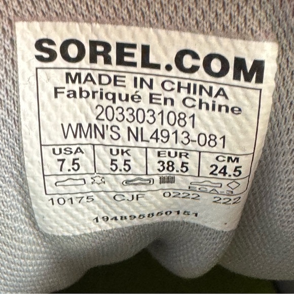 Sorel Out N About Waterproof Leather Wedge Sneakers - Picture 7 of 8